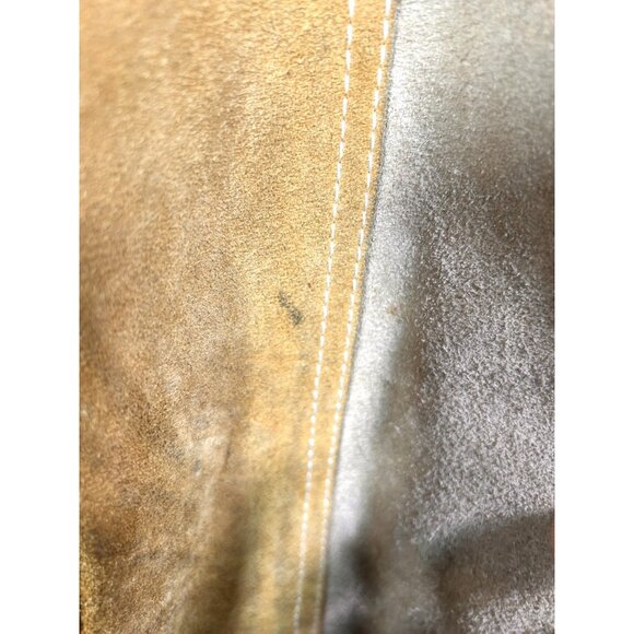 Vintage Country Place Queen of the Capes Long Suede Poncho Cape Zipper Front - Picture 8 of 14